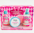 Treaclemoon Frosted Candy Angel Treats set features a selection of bath and body products from the Frosted Candy Angel line