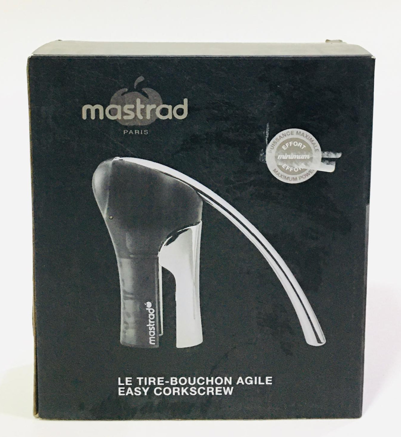 Mastrad Paris Easy Corkscrew, a lever-action wine bottle opener.