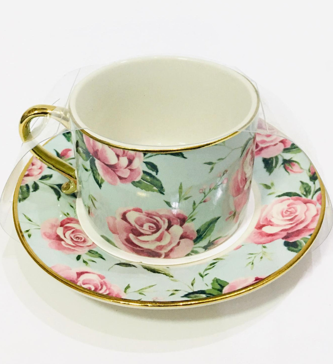 Nutmeg Bold Floral tea cup and saucer set