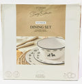 George Home Collection 12-piece dining set, featuring four dinner plates, four side plates, and four bowls with a woodland-themed design
