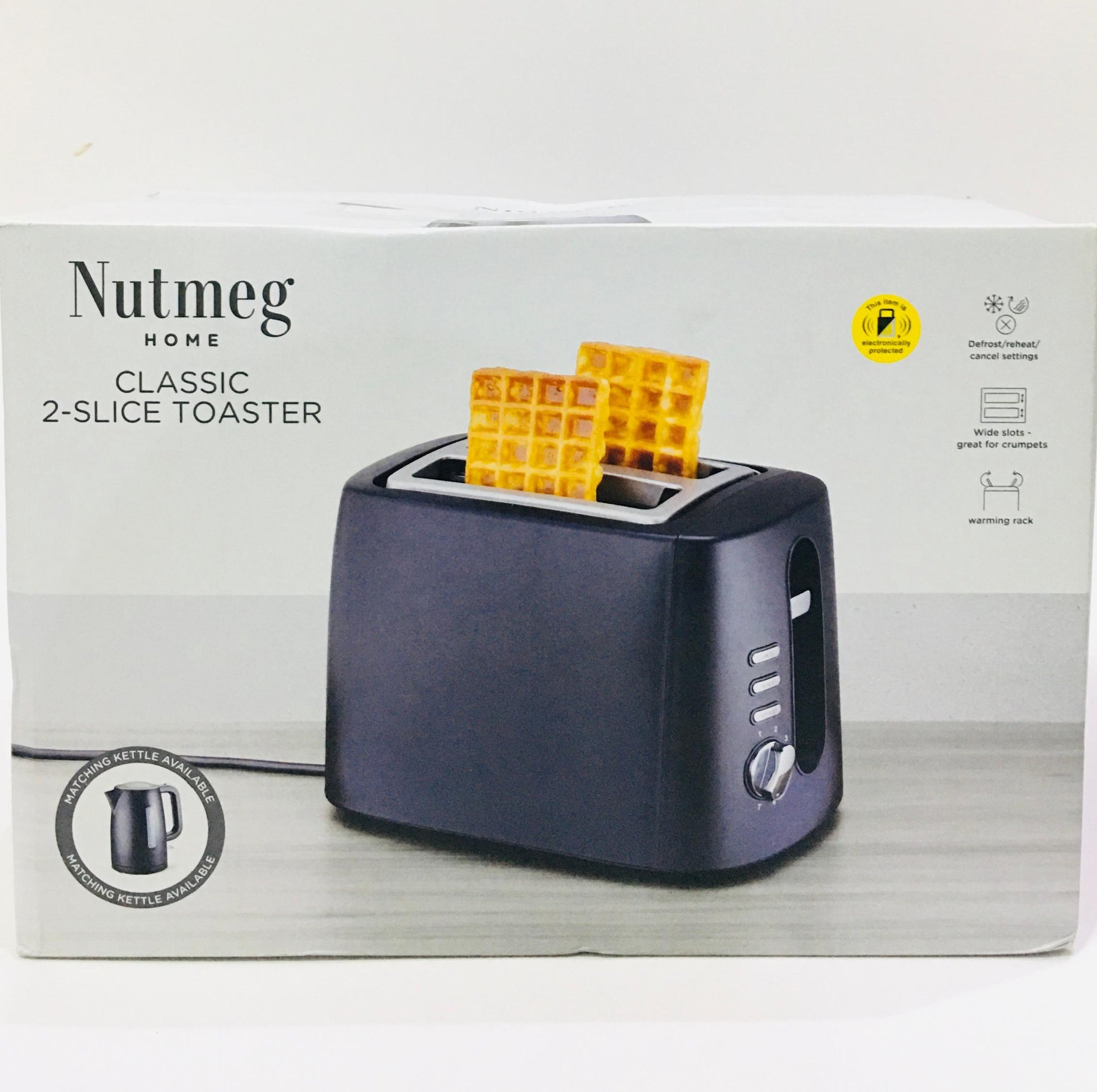 Nutmeg Home 2-Slice Toaster.