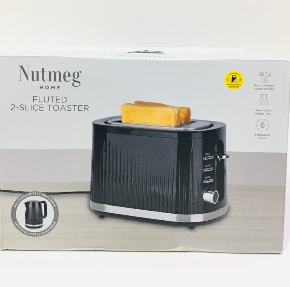 Nutmeg Home 2-Slice Toaster.