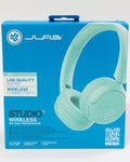 JLab Studio 2 Wireless On-Ear Headphones in Mint color.