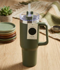 Hydrate double wall drink tumbler dark green