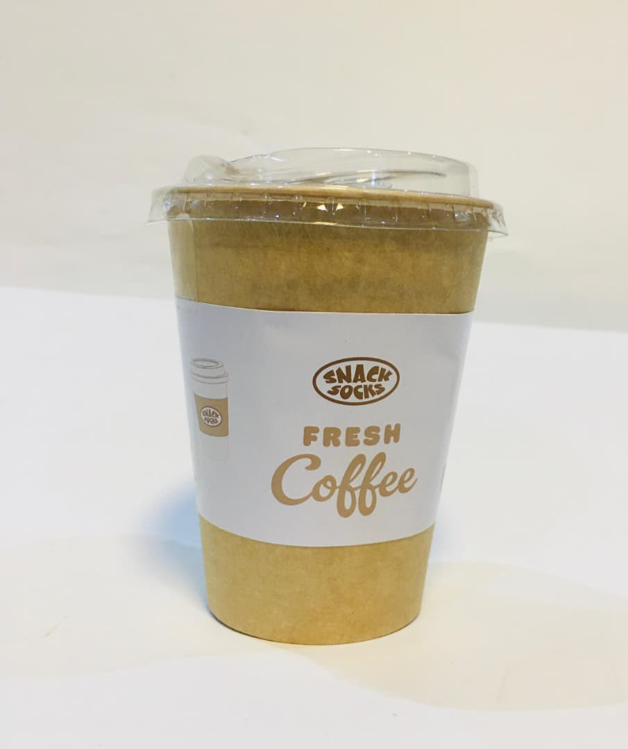 SNACKS SOCKS FRESH COFFEE