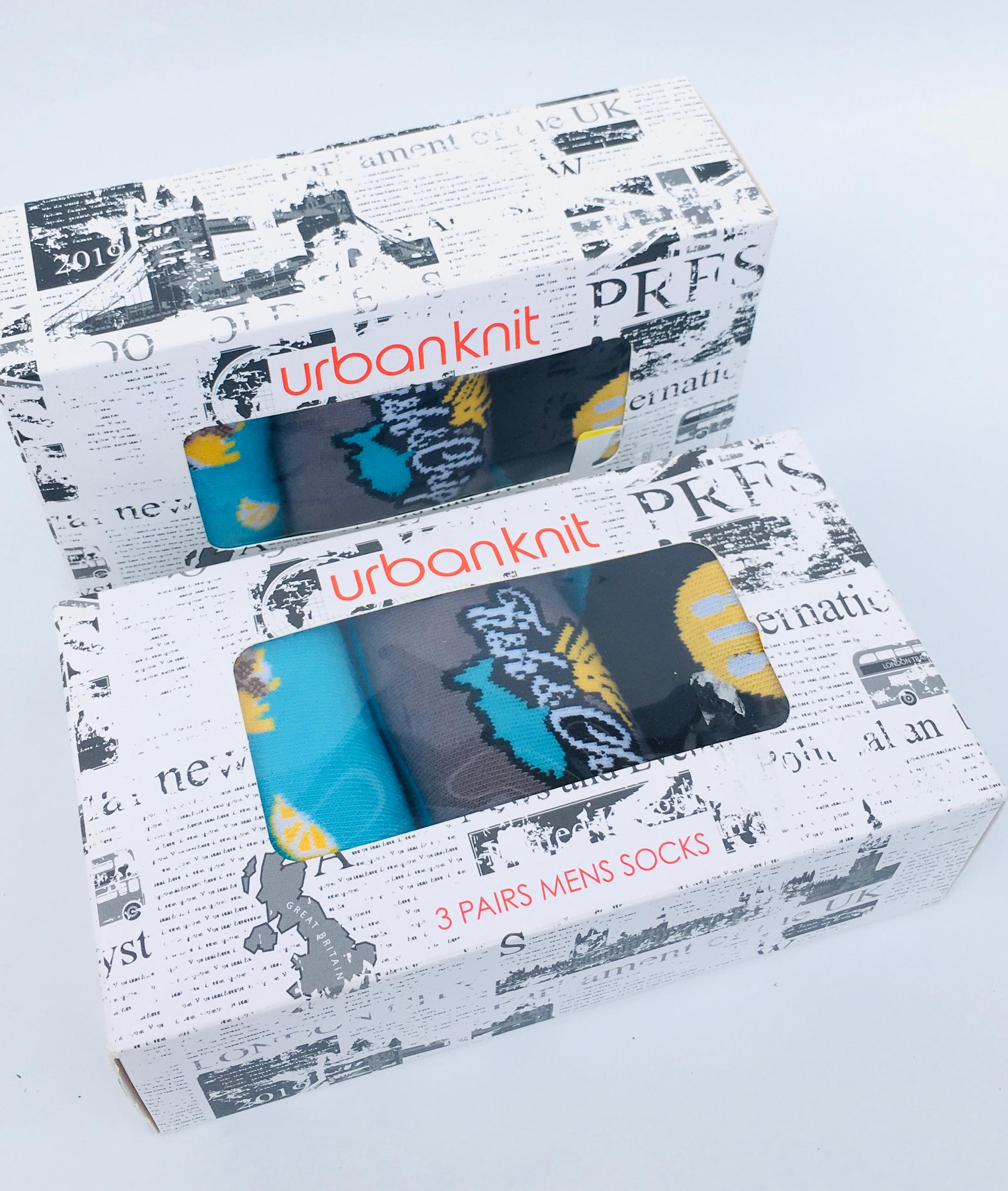 Urbanknit 3 Pairs of Socks Size: UK 7-11
