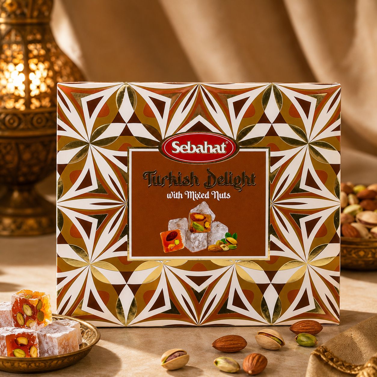 Sebahat Turkish delight with mixed nuts