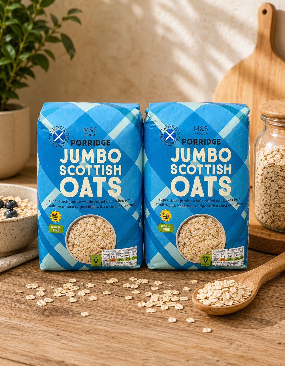 M&S porridge jumbo Scottish oat 500g