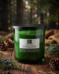 W&C the vault juniper & pine luxury fragranced candle