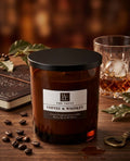 W&C the vault coffee & whiskey luxury fragranced candle