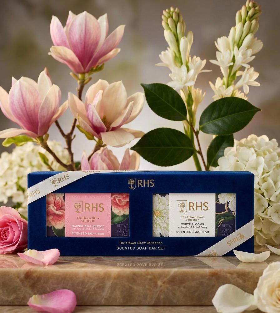 RHS the flower show collection scented soap bar