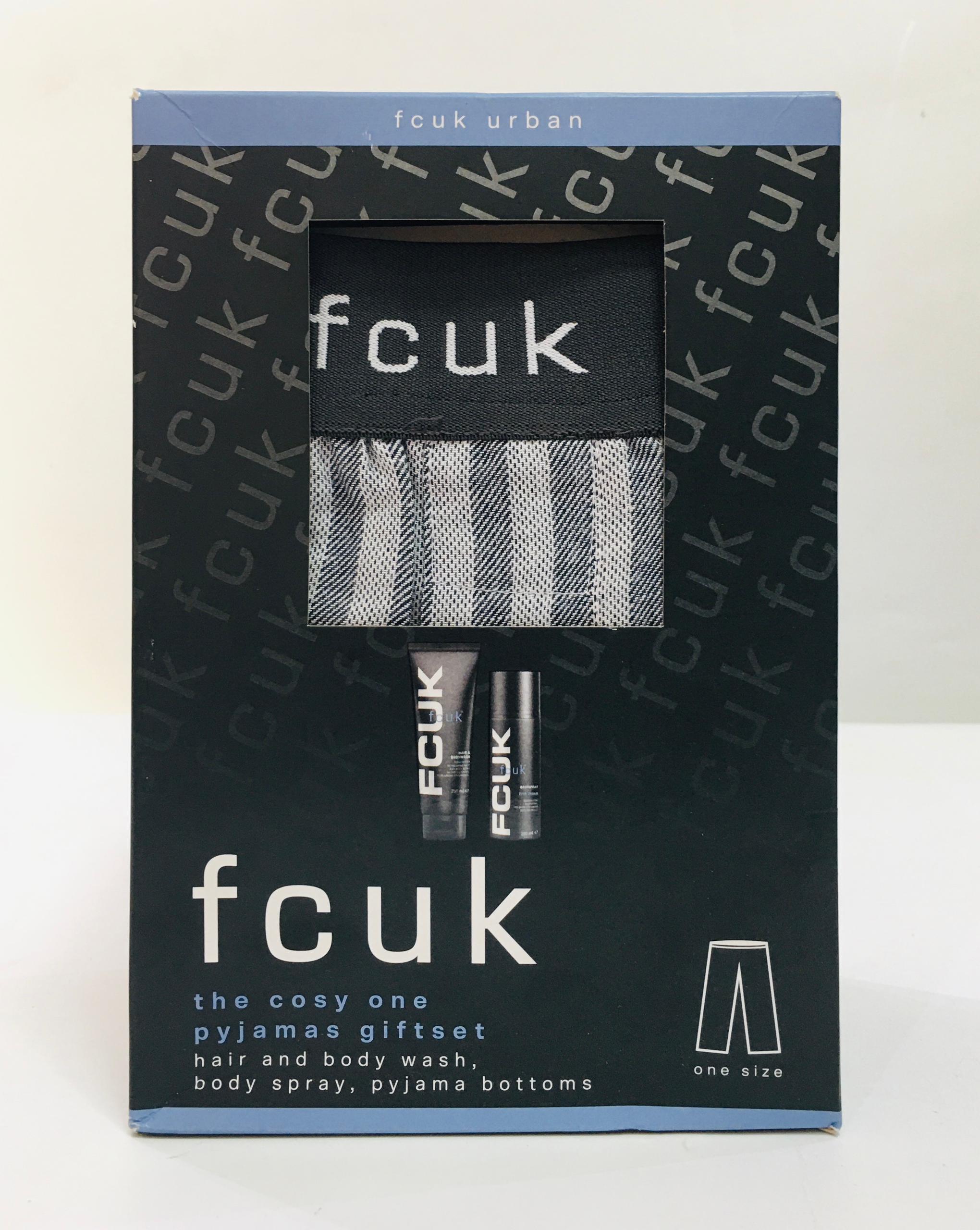 Fcuk the cosy one pyjamas giftset