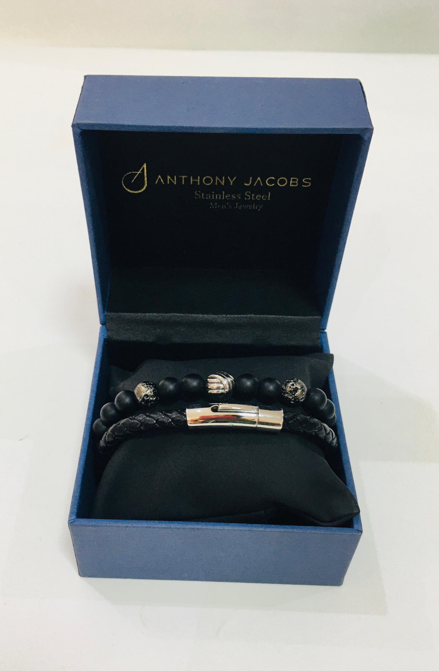 Anthony Jacobs stainless steel men's jewery