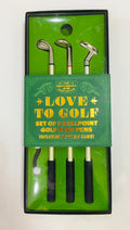THE GENTLEMAN'S EMPORIUM LOVE OF GOLF SET OF 3