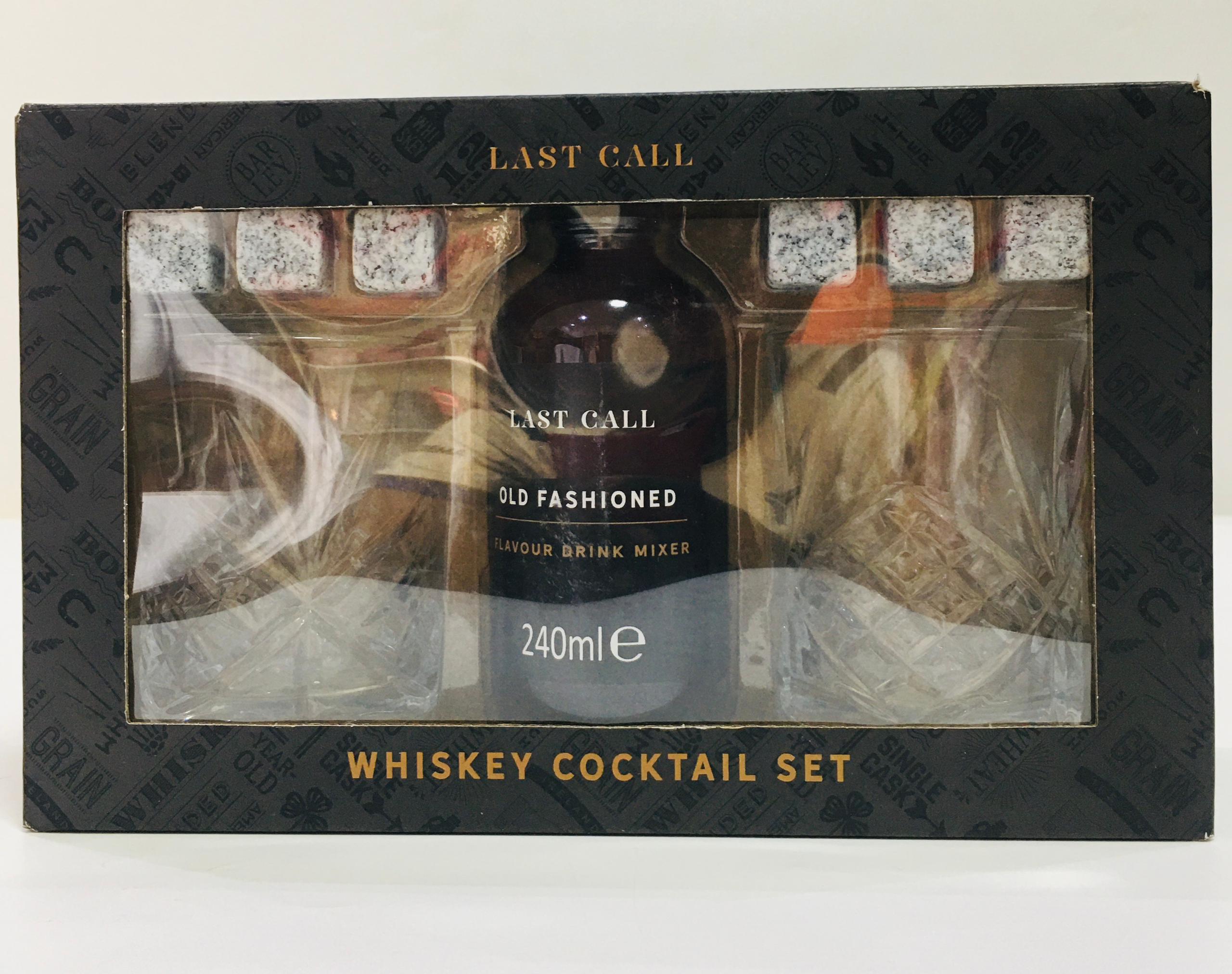 LAST CALL WHISKEY COCKTAIL SET
