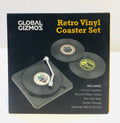 GLOBAL GIZMOZ RETRO VINYL COASTER SET