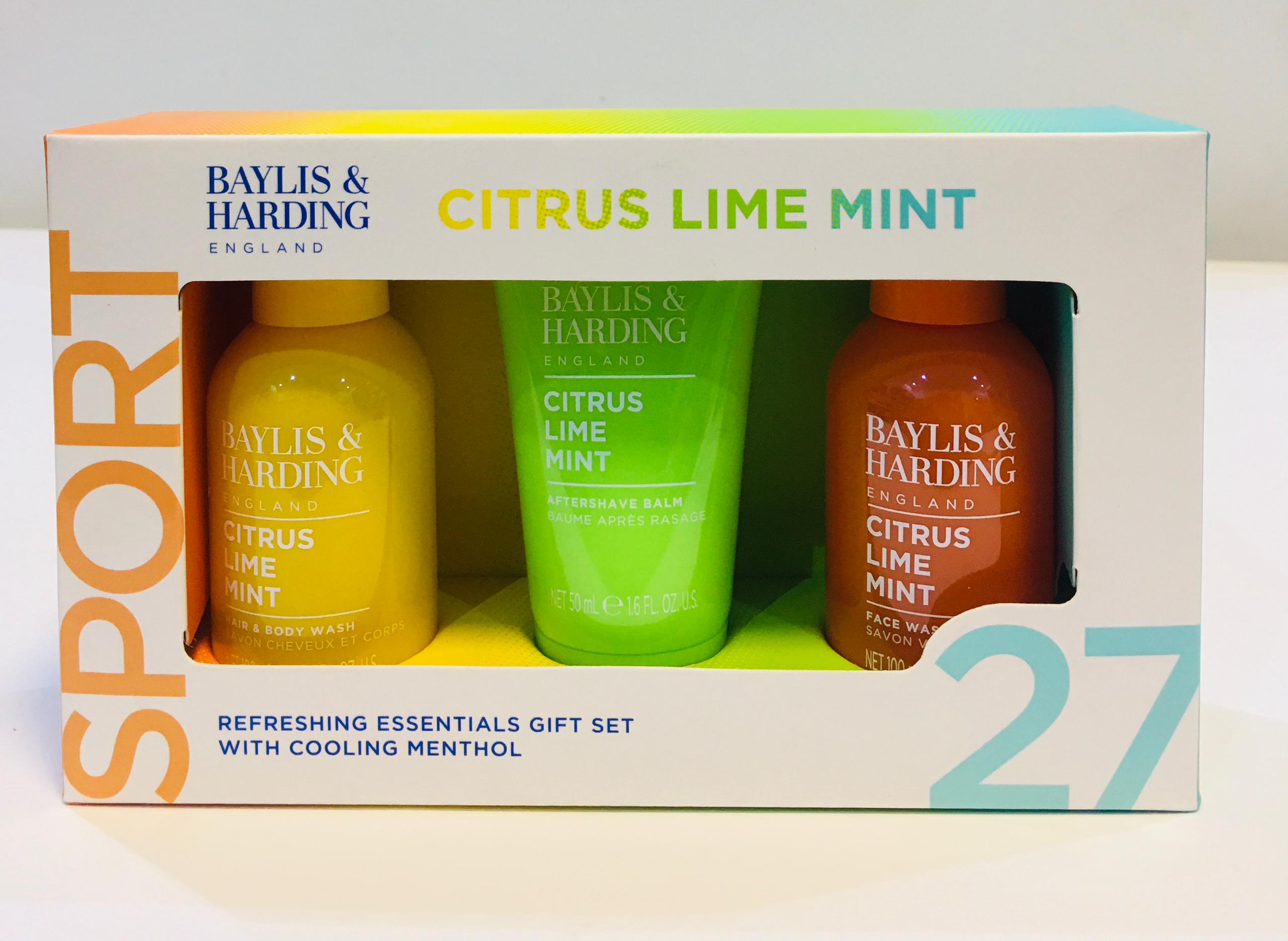 BAYLIS & HARDING SPORT CITRUS LIME MINT SHOWER GIFT SET