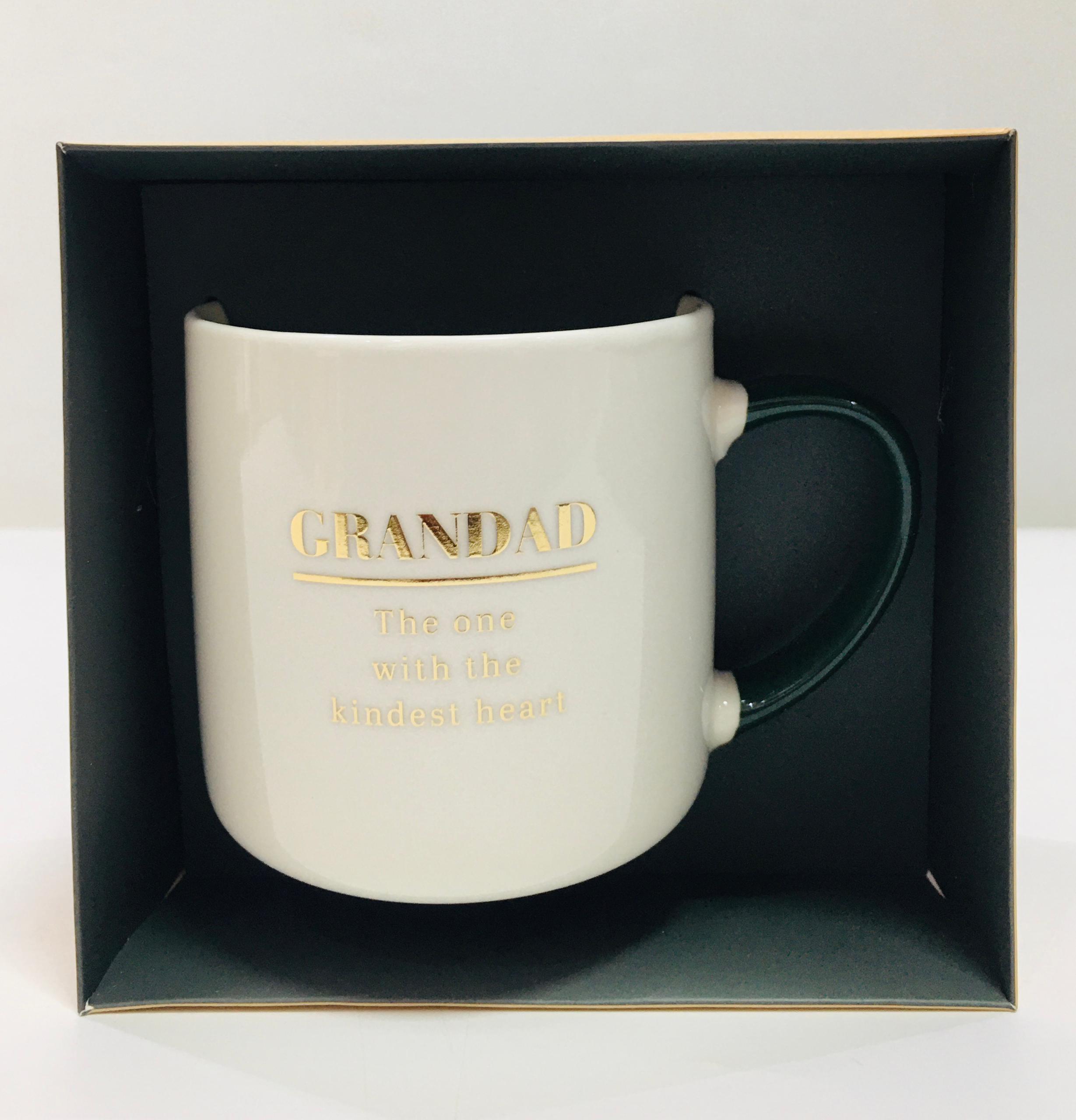 GRANDAD, THE ONE WITH THE KINDEST HEART MUG