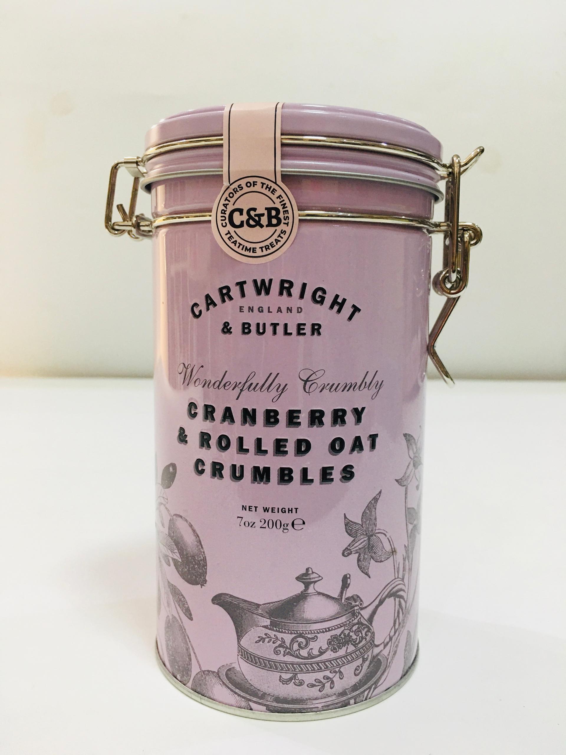 CARTWRIGHT & BUTLER CRANBERRY & ROLLED OAT CRUMBLES