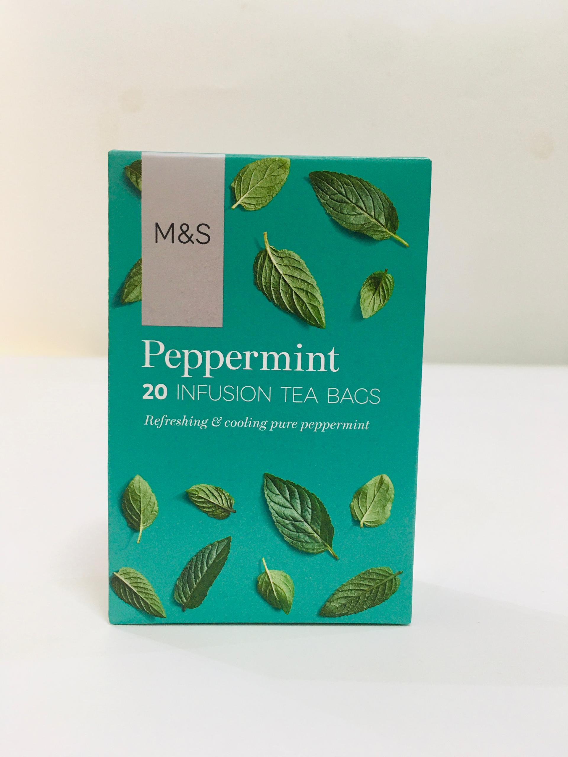 M&S PEPPERMINT INFUSION TEA BAGS