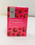 M&S STRAWBERRY & RASPBERRY INFUSION TEA BAGS