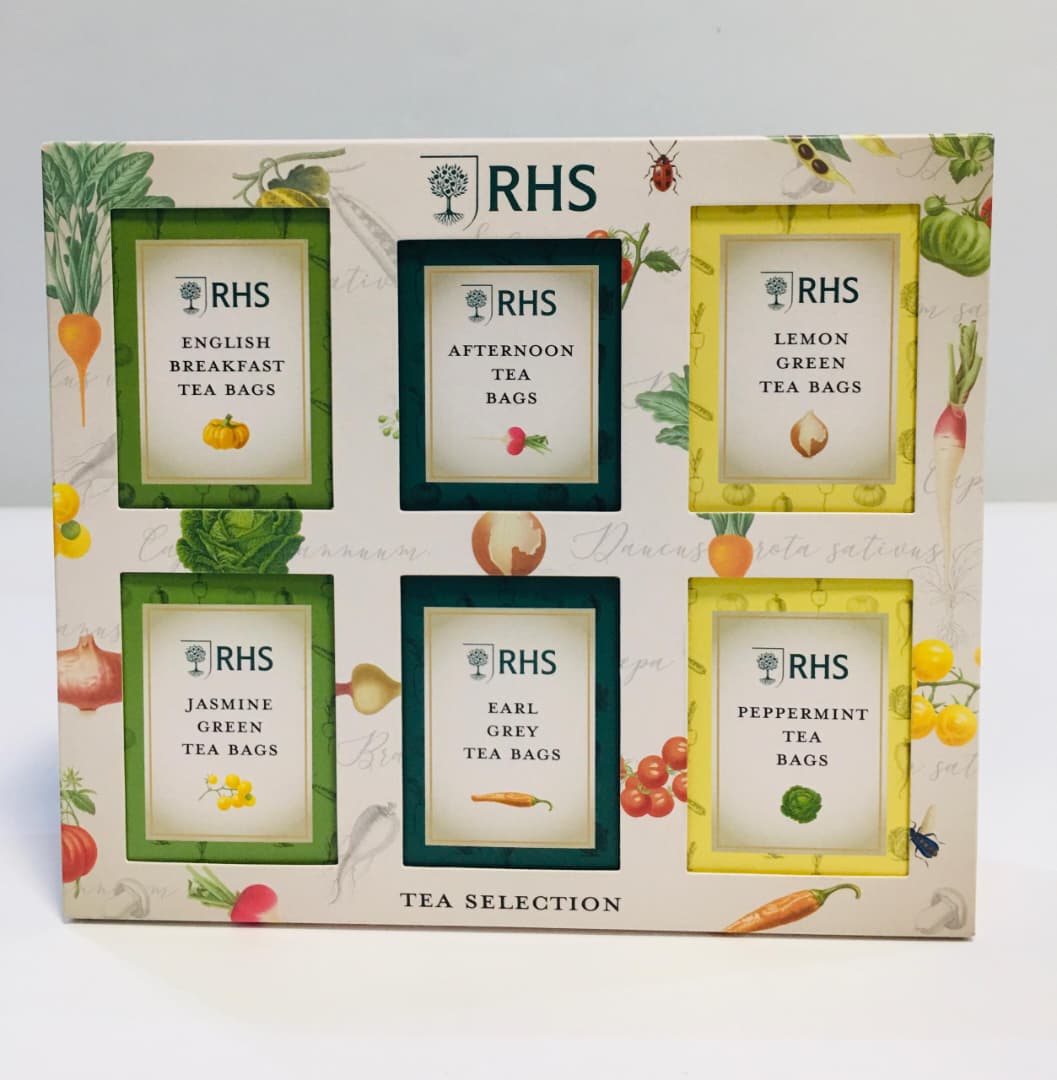 RHS TEA COLLECTION A FINE SELECTION OF SIX